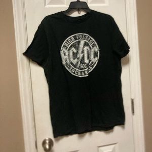 L Black AC/DC T-Shirt